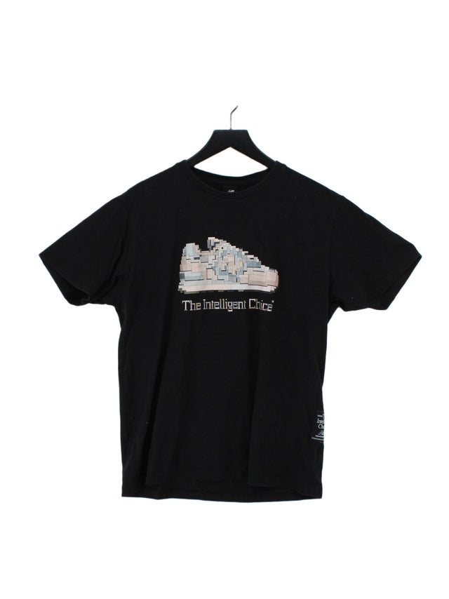 New Balance Men's T-Shirt L Black 100% Cotton