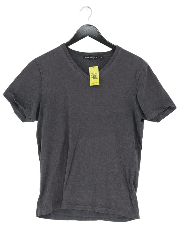 Country Road Men's T-Shirt S Grey 100% Cotton