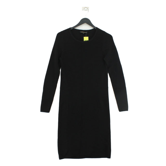 Jaeger Women's Midi Dress S Black 100% Wool