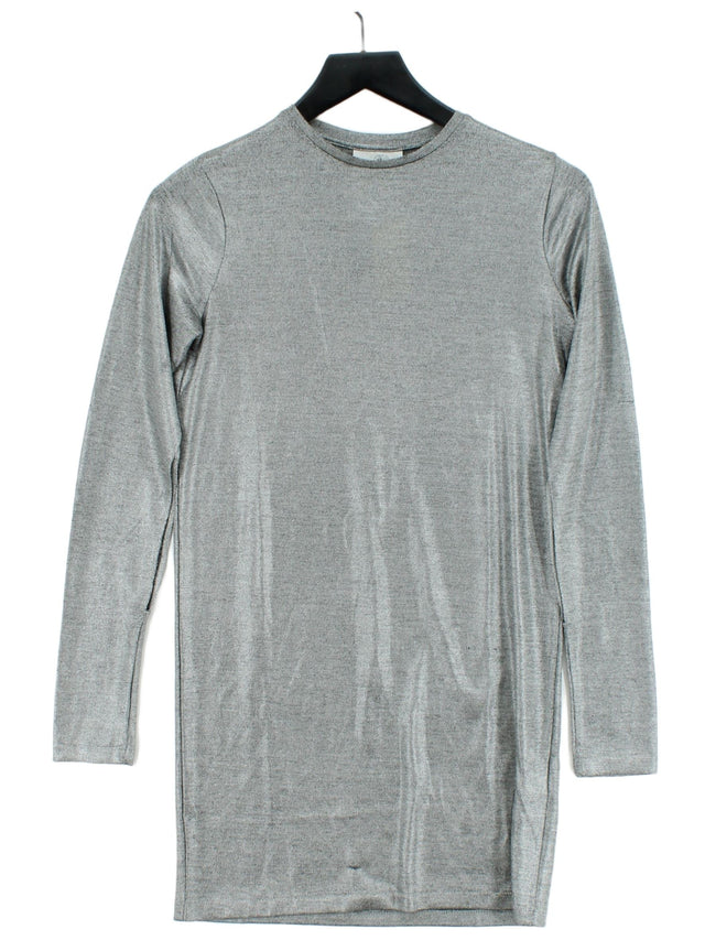 Cheap Monday Women's Midi Dress XS Silver 100% Polyester