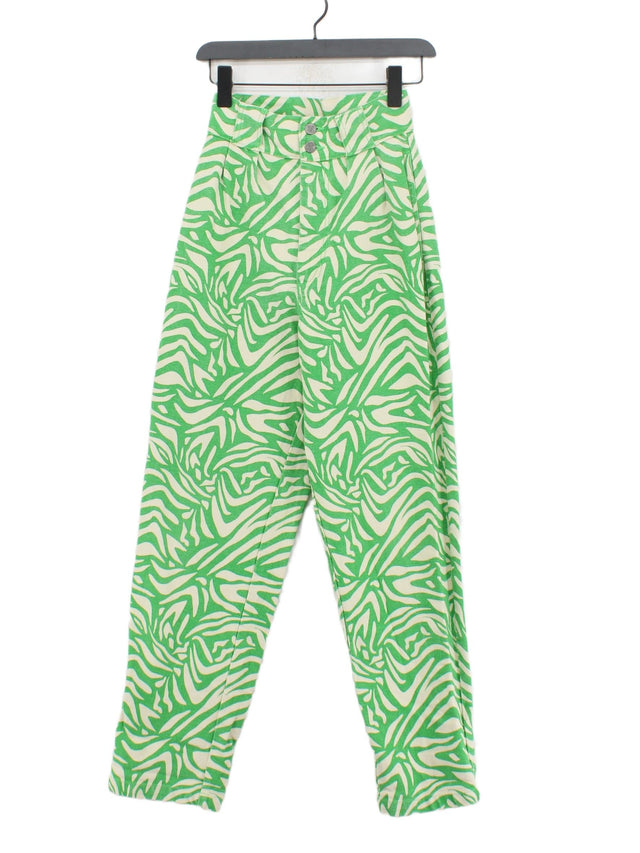 Lucy & Yak Women's Jeans W 26 in Green 100% Cotton