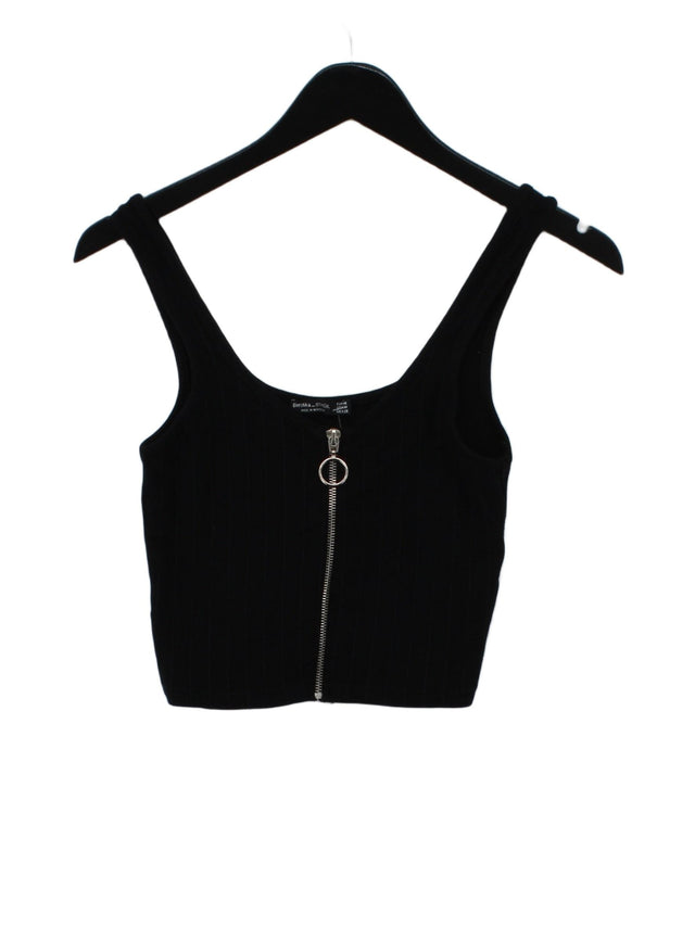 Bershka Women's Top M Black 100% Other