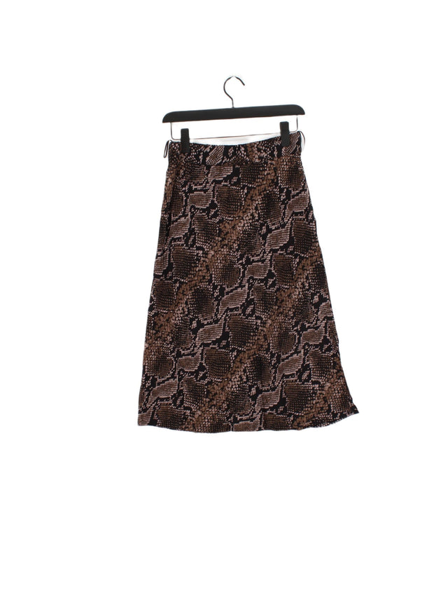TRF Women's Maxi Skirt M Brown 100% Viscose