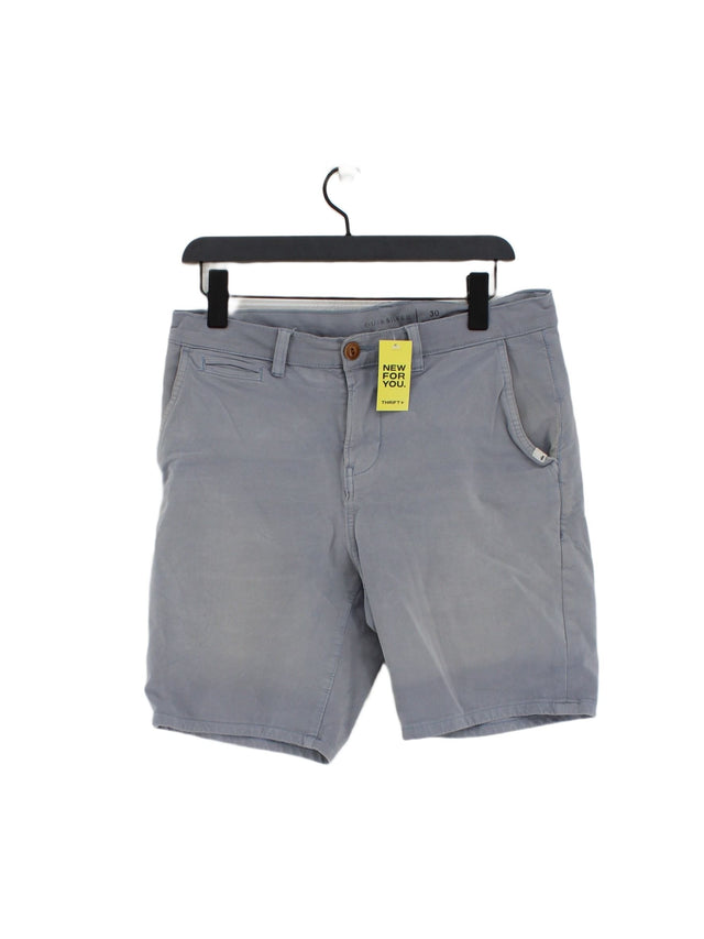 Quiksilver Men's Shorts W 34 in Blue Cotton with Elastane