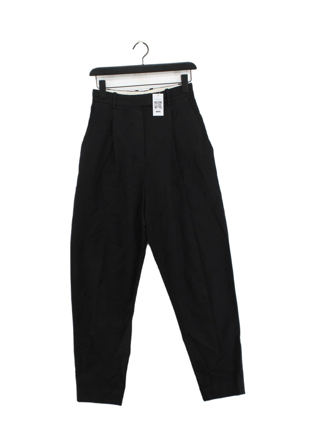 COS Women's Suit Trousers UK 8 Black 100% Wool
