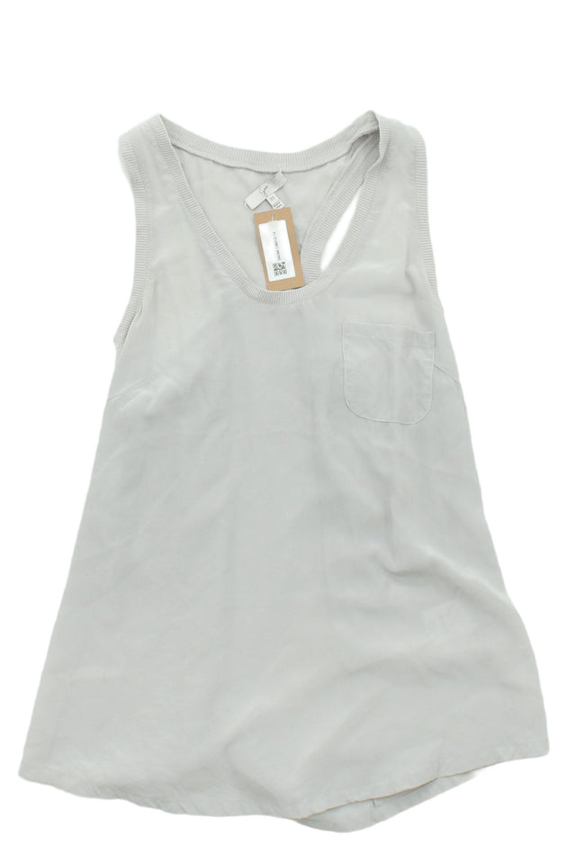 Joie Women's T-Shirt XS Grey 100% Silk