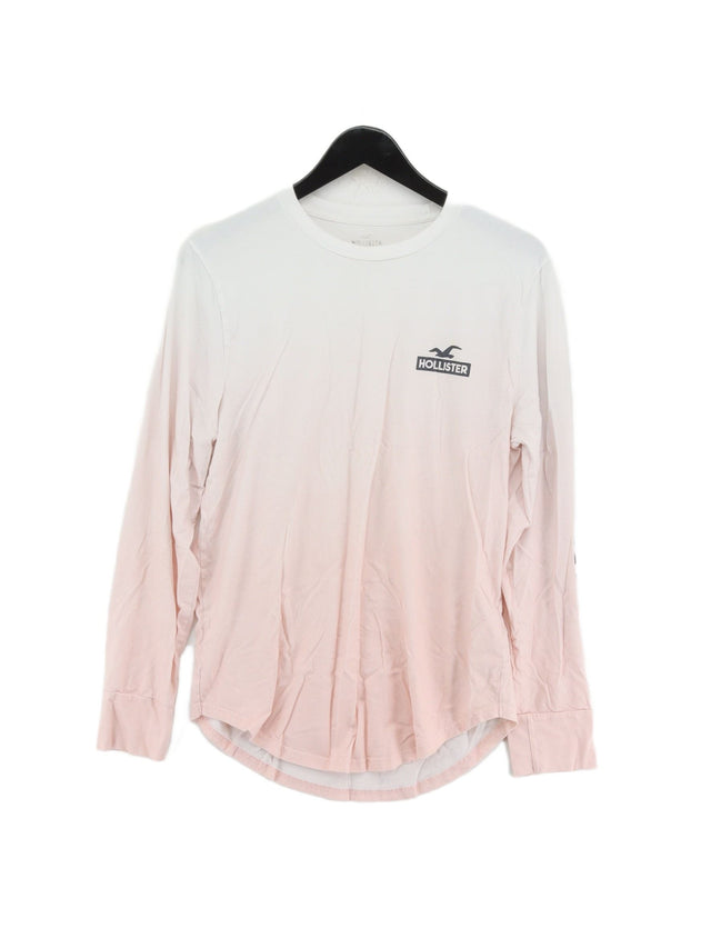 Hollister Women's Top S Pink 100% Cotton