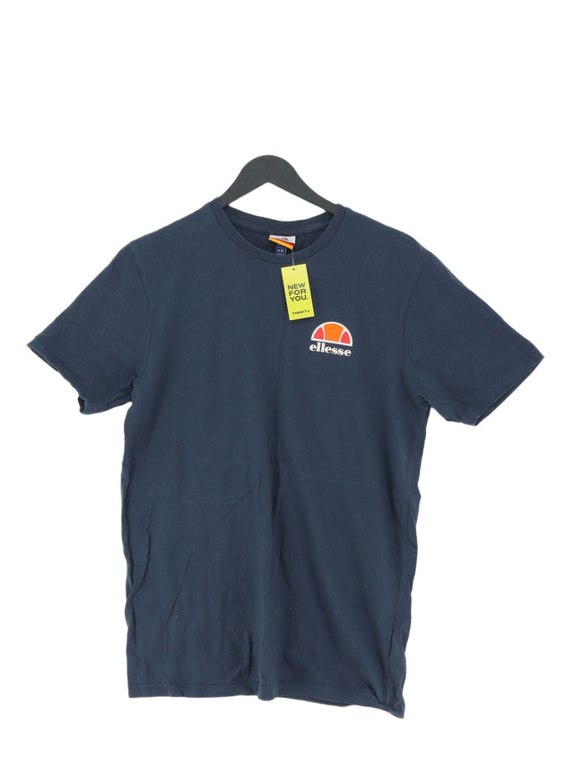 Ellesse Men's T-Shirt M Blue 100% Cotton