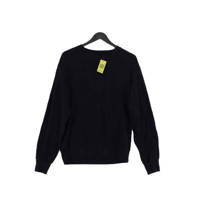 Uniqlo Women's Jumper S Black Cotton with Polyester