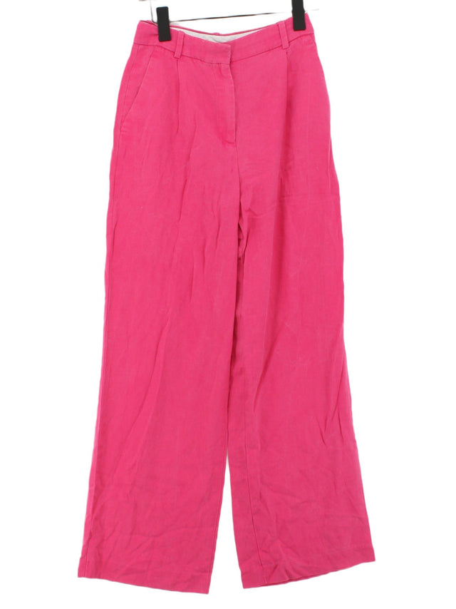 Zara Women's Suit Trousers S Pink 100% Lyocell Modal