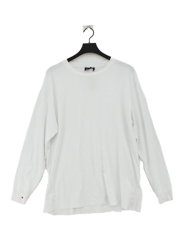 Hera Men's T-Shirt S White 100% Cotton