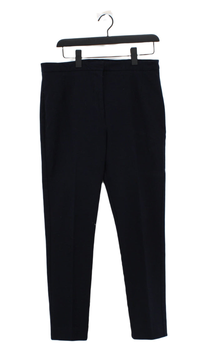 Phase Eight Women's Suit Trousers UK 16 Blue 100% Viscose