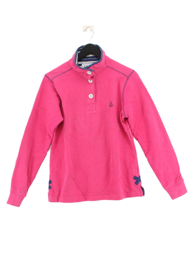 Lazy Jacks Women's Jumper XS Pink 100% Cotton