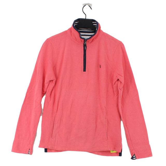 Crew Clothing Women's Jumper UK 10 Pink 100% Cotton