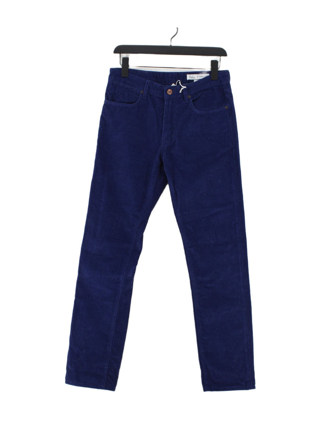 Boden Men's Trousers W 30 in Blue 100% Cotton