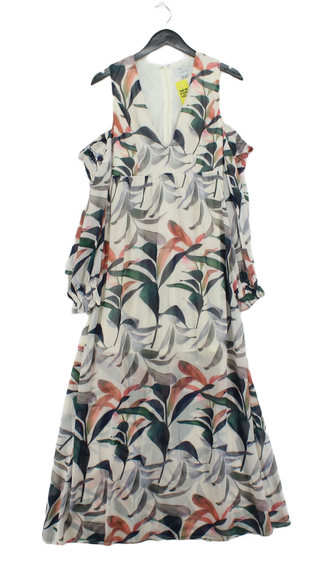 Lost Ink Women's Maxi Dress UK 8 Multi 100% Polyester