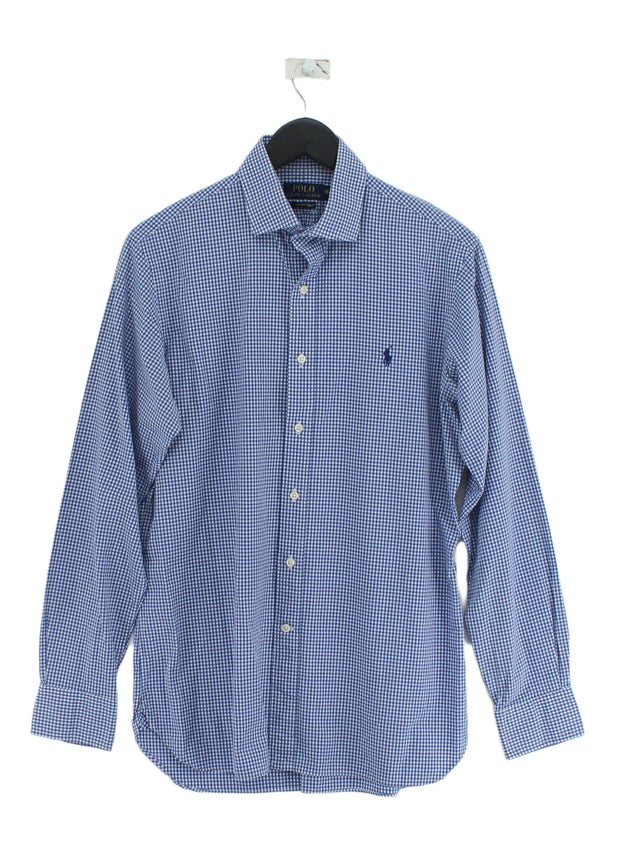 Ralph Lauren Men's Shirt Collar: 15.5 in Blue 100% Cotton