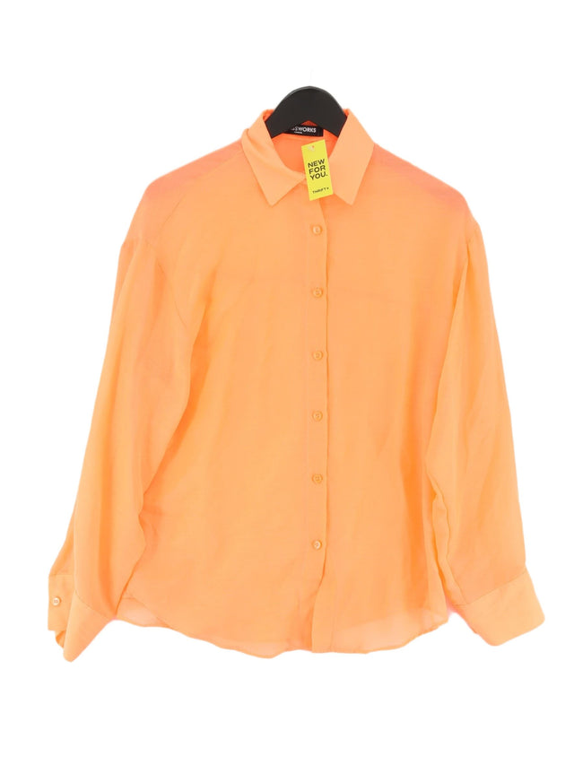 Glassworks Women's Shirt M Orange 100% Polyester
