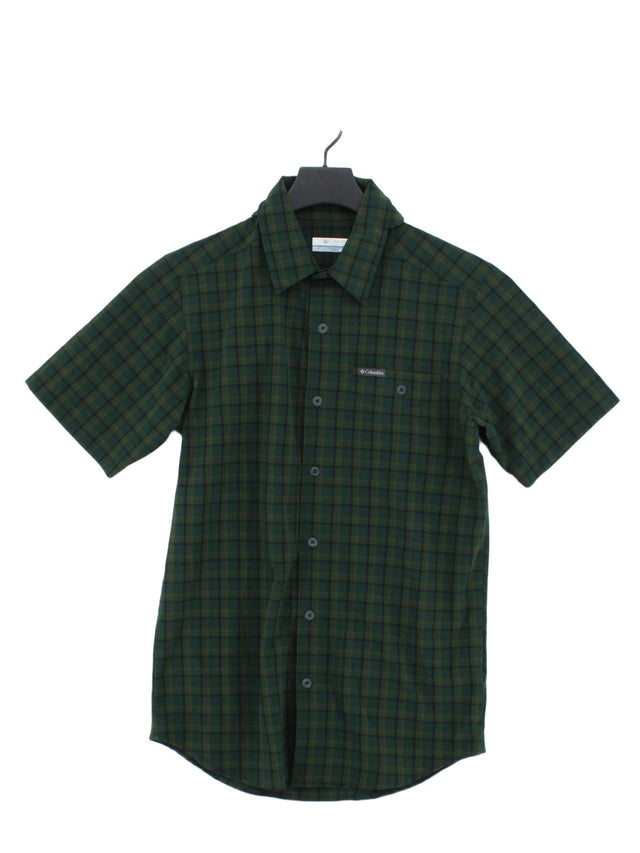 Columbia Men's Shirt XS Green Polyester with Elastane