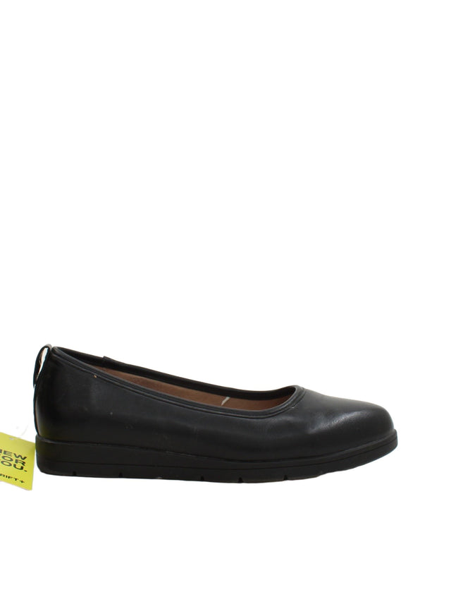 Shuropody Women's Flat Shoes UK 5 Black 100% Other