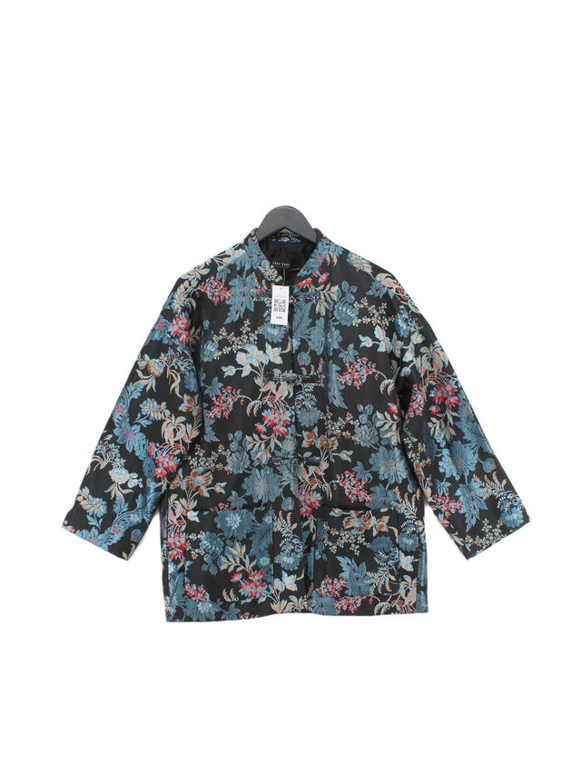 Zara Women's Jacket M Multi Polyester with Acrylic, Cotton
