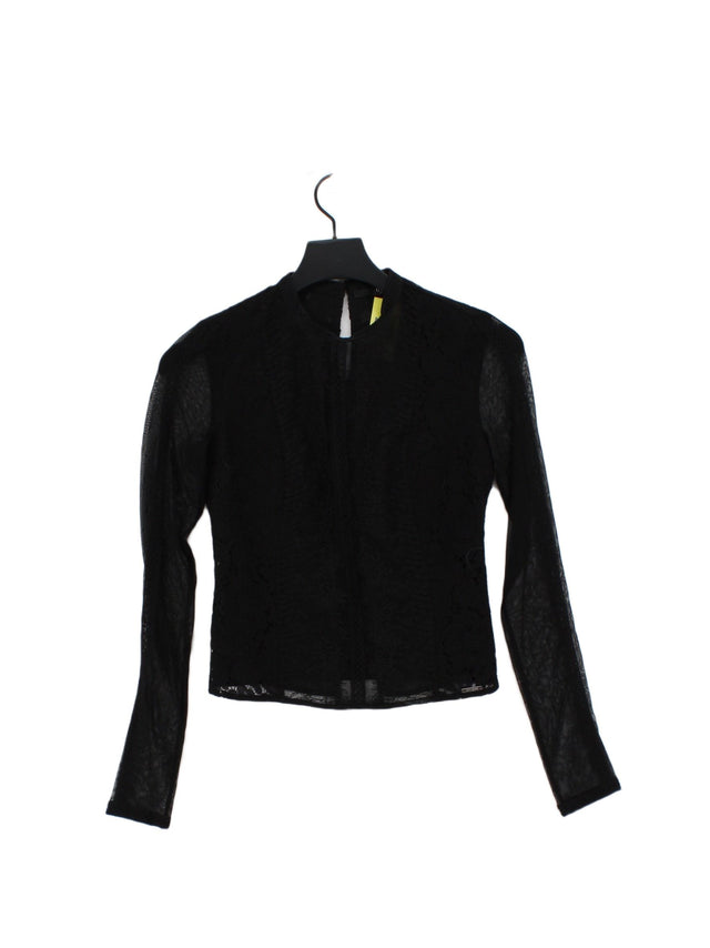 Guess Women's Top XS Black 100% Other