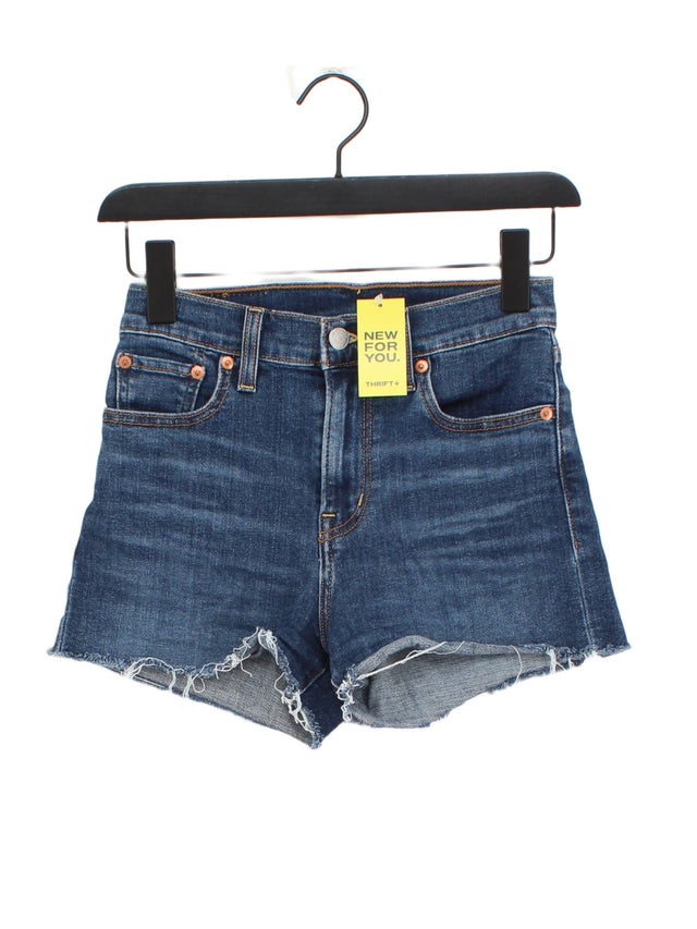 Levi’s Women's Shorts W 25 in Blue 100% Other