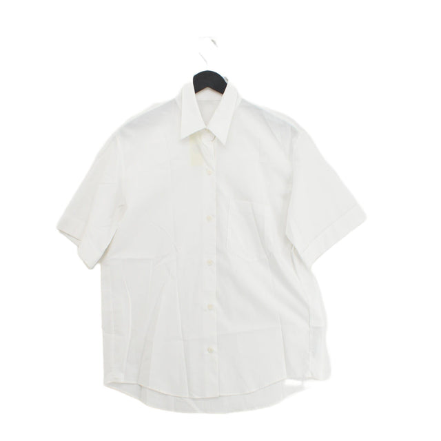 Zara Women's Shirt S White 100% Cotton