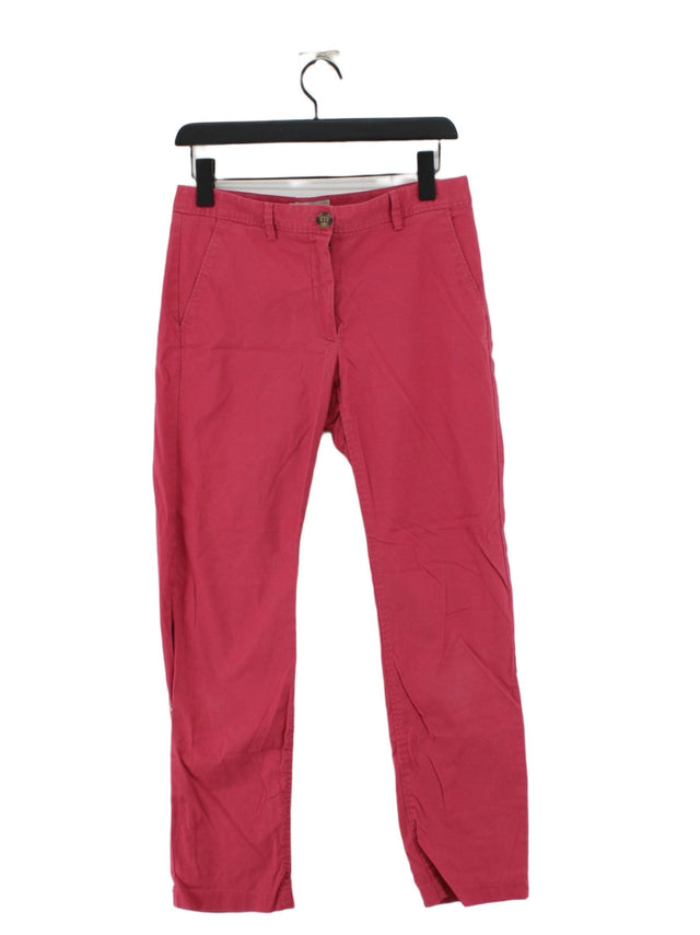 Hobbs Women's Jeans UK 10 Pink Cotton with Elastane, Polyamide