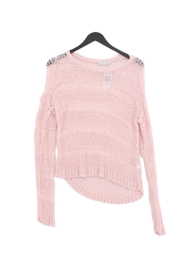 Fransa Women's Jumper M Pink Acrylic with Polyamide