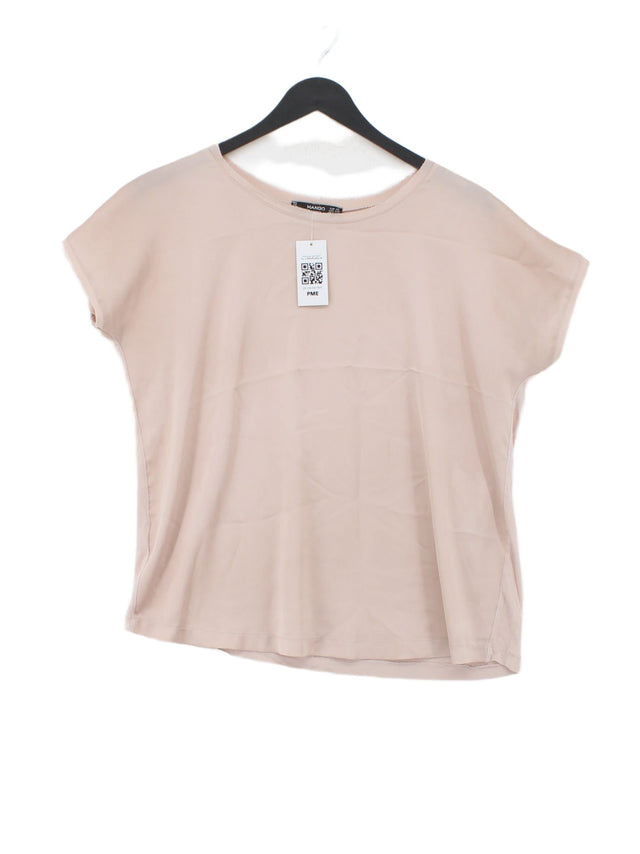 Mango Women's T-Shirt XS Pink 100% Other