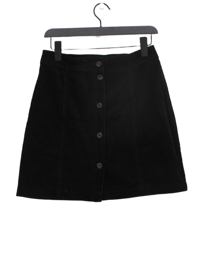 Next Women's Mini Skirt UK 12 Black 100% Cotton