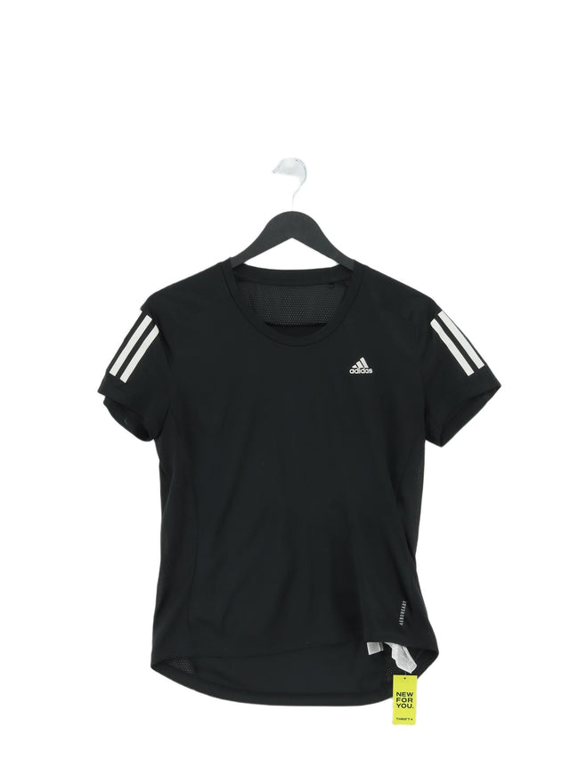 Adidas Women's T-Shirt S Black 100% Polyester