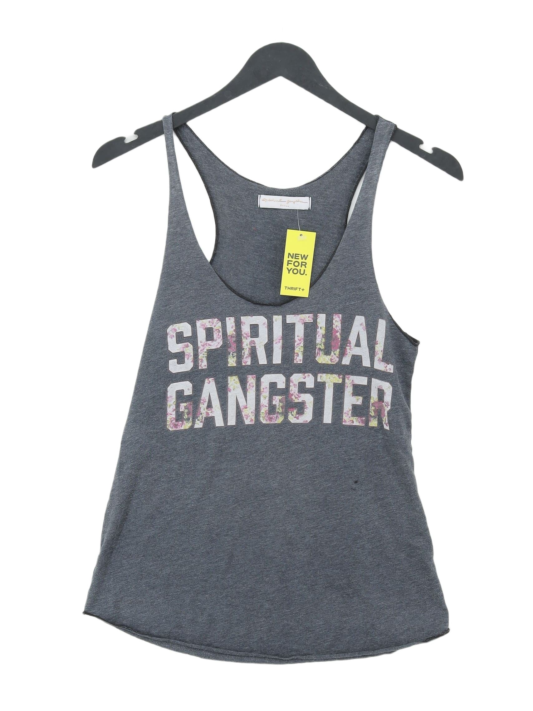 Spiritual Gangster Women s T Shirt S Grey 100 Other