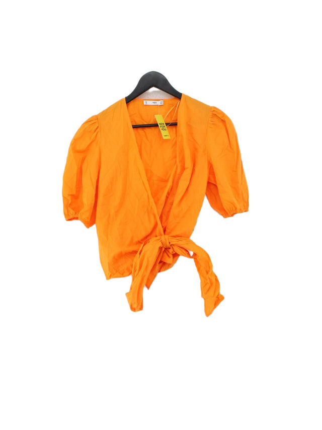 MNG Women's Top M Orange 100% Cotton