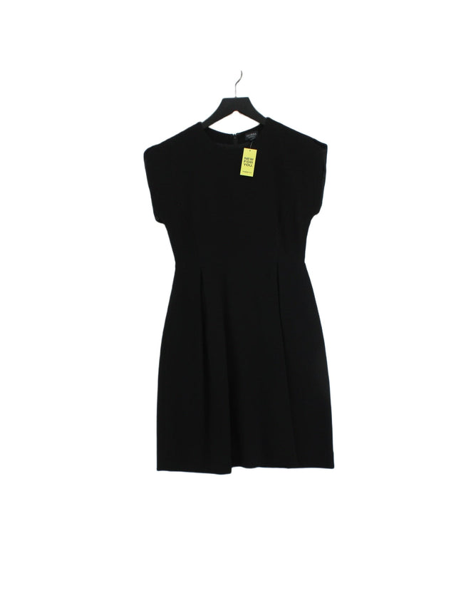 Hobbs Women's Midi Dress UK 10 Black Polyester with Elastane, Other