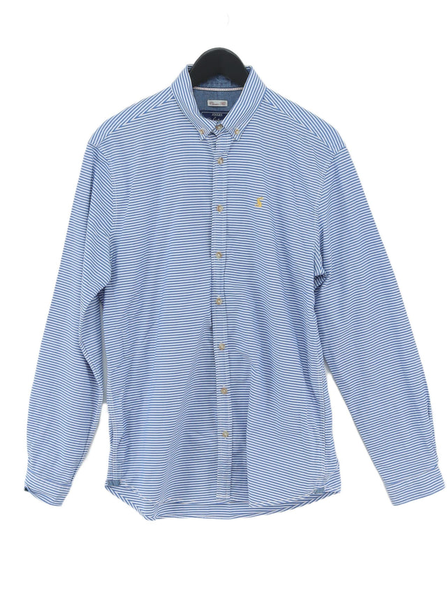 Joules Men's Shirt M Blue 100% Cotton
