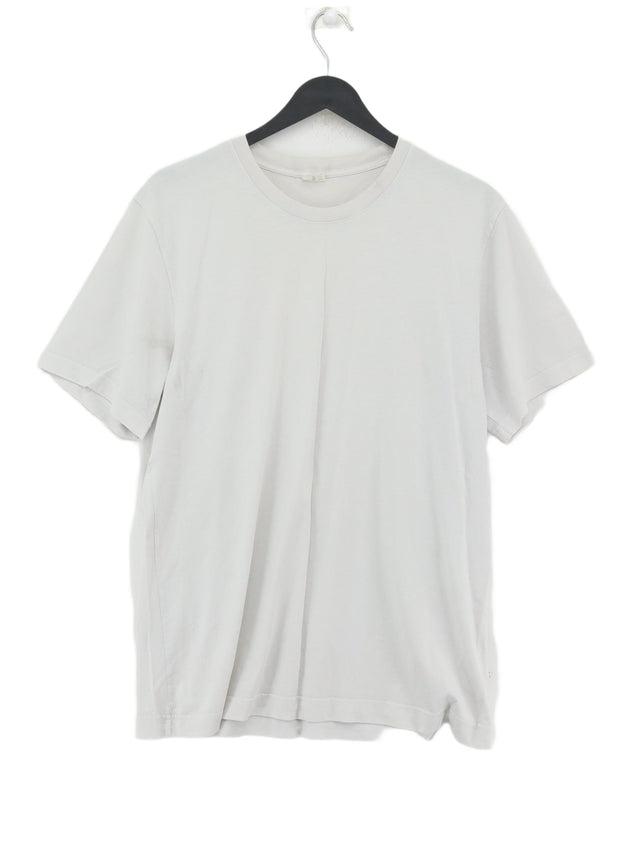 Arket Men's T-Shirt L White 100% Cotton