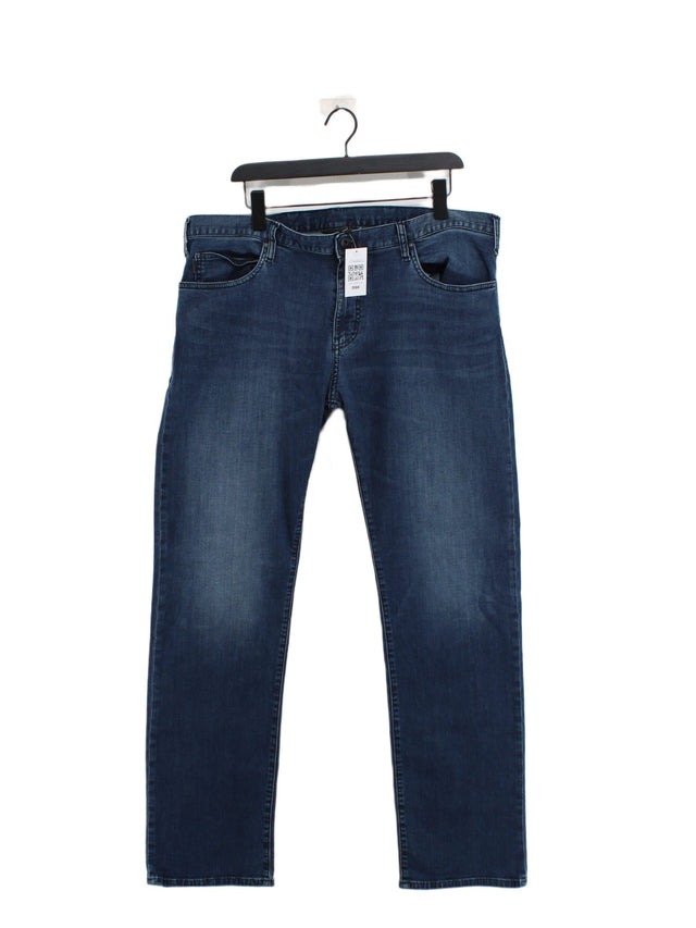 Emporio Armani Women's Jeans W 38 in; L 32 in Blue Cotton with Elastane