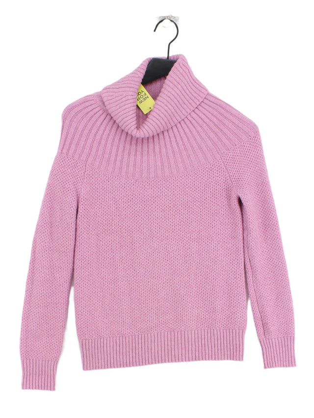 J. Crew Women's Jumper XS Pink Cotton with Acrylic, Polyester
