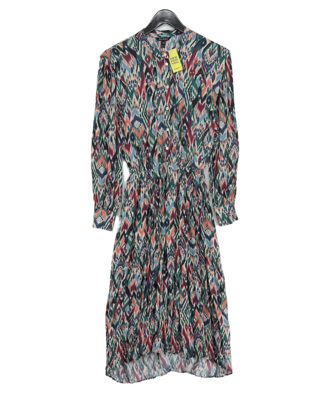 Baukjen Women's Midi Dress UK 10 Multi 100% Viscose