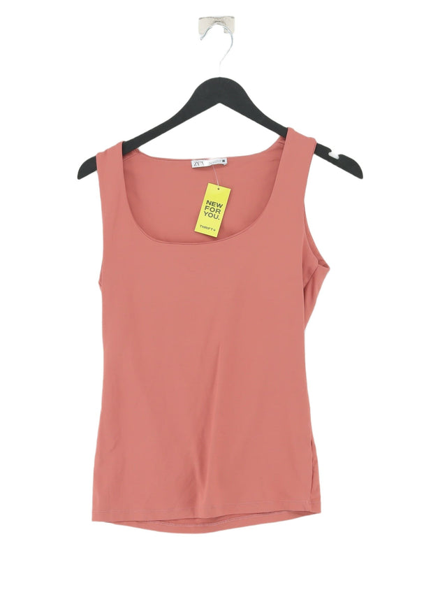 Zara Women's Top M Pink 100% Other