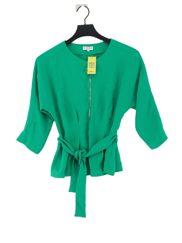 Claudie Pierlot Women's Top UK 8 Green 100% Polyester
