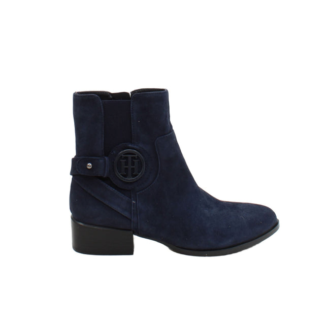 Tommy Hilfiger Women's Boots UK 5.5 Blue 100% Other