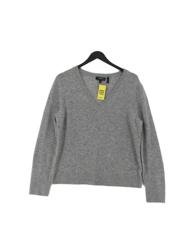 Theory Women's Jumper L Grey 100% Other