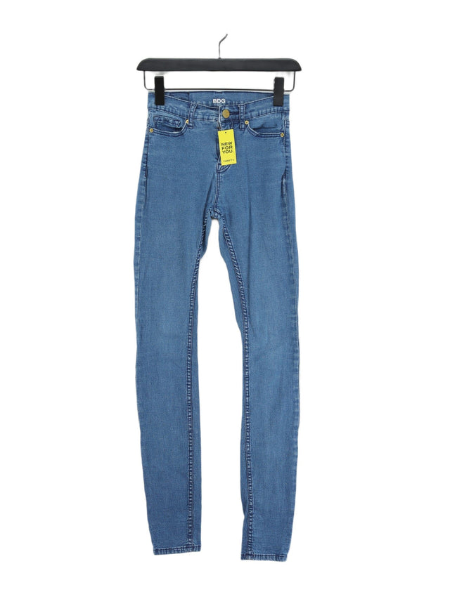 BDG Women's Jeans W 26 in Blue Cotton with Spandex
