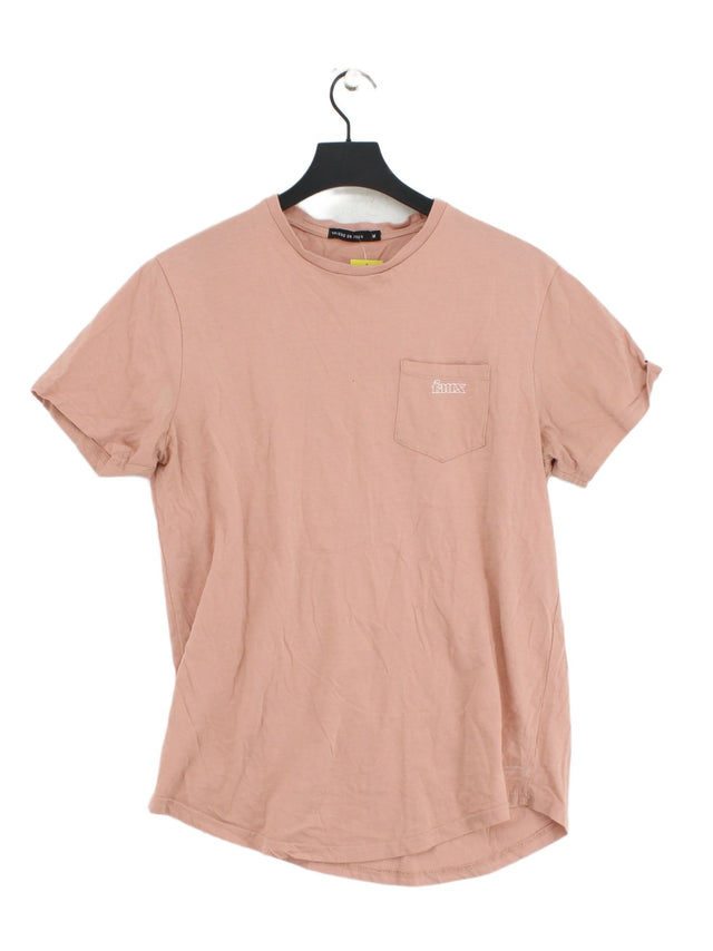 Friend Or Faux Women's T-Shirt M Pink 100% Cotton