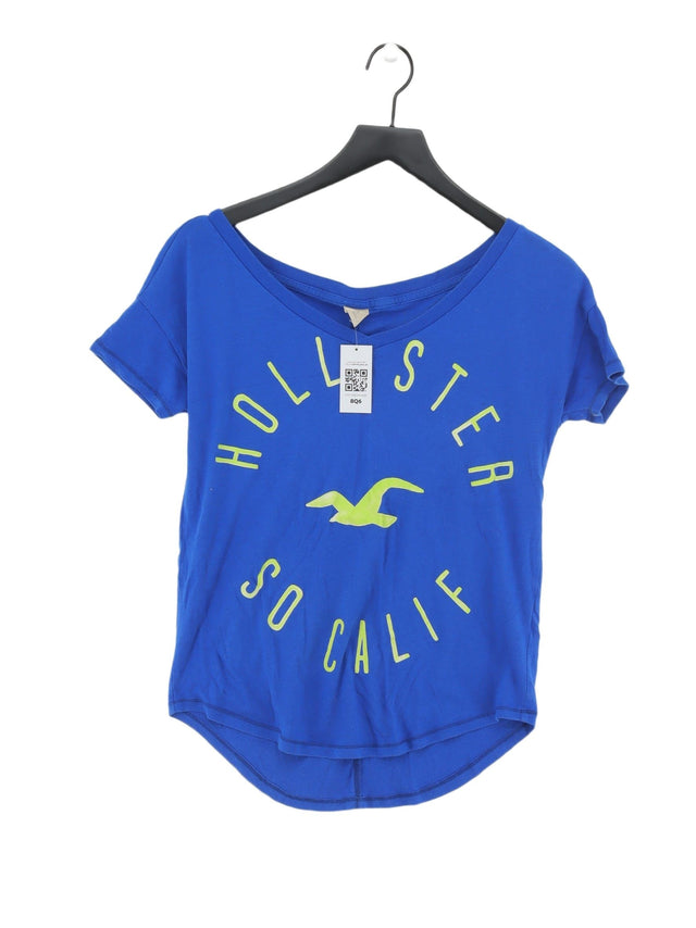 Hollister Women's Top XS Blue Cotton with Polyester