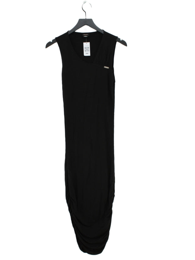 Miss Sixty Women's Maxi Dress XS Black Lyocell Modal with Elastane