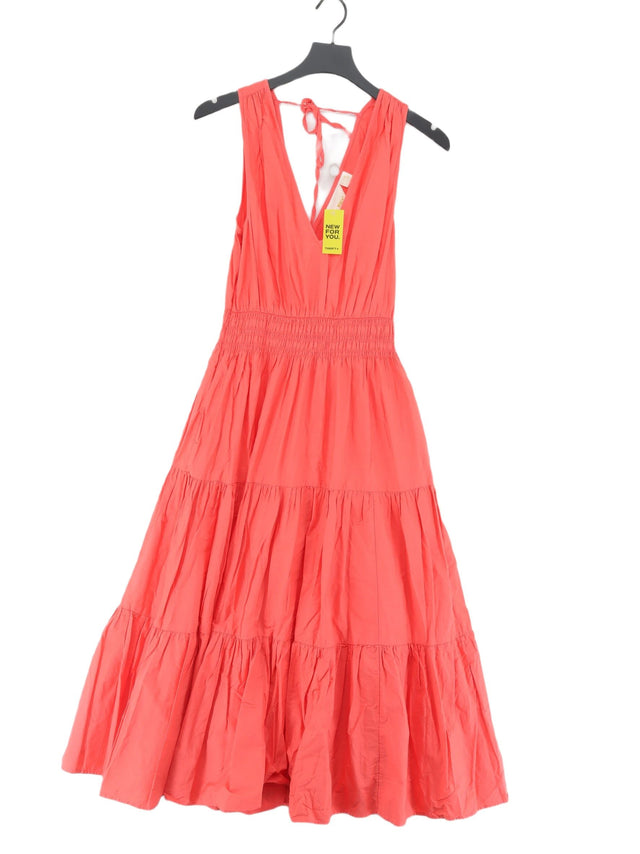 Maeve Women's Maxi Dress UK 6 Pink 100% Cotton